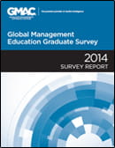 2014 Global Management Education Graduate Survey Report cover 2014 Global Management Education Graduate Survey Report cover